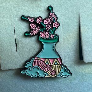Bottle Flower Pin